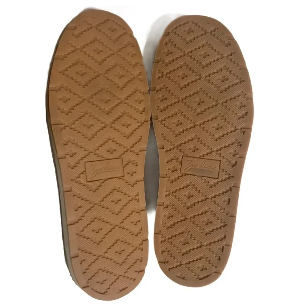 Zodiac Ellie Upper Leather Slip-On Taupgry Loafers Shoes